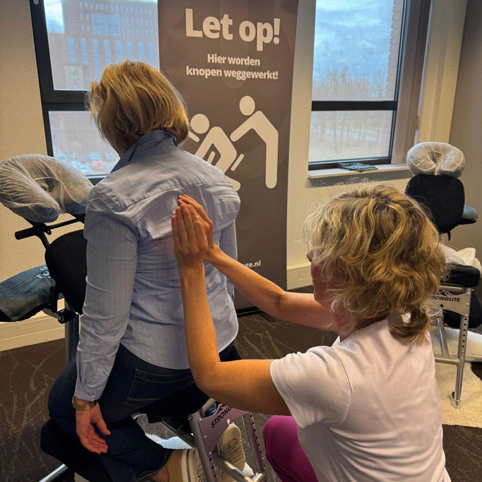 Stoelmassage op locatie